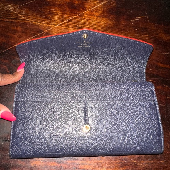Louis Vuitton Sara wallet Marine Rouge - Picture 4 of 4